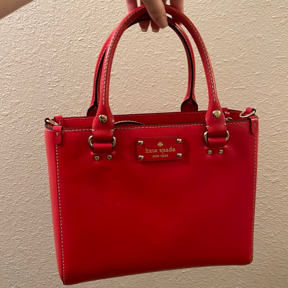 Red Kate spade purse